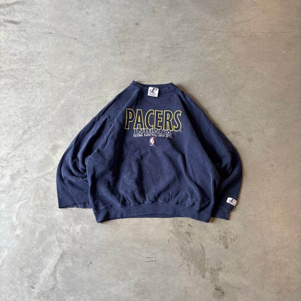 y2k vintage logo athletic indiana pacers sweatshirt